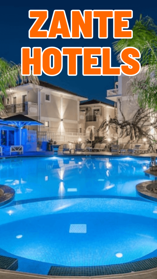 Zante Guide Hotels in Zante Text