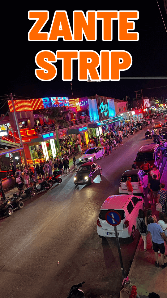 Zante Guide The Zante Strip Laganas Text